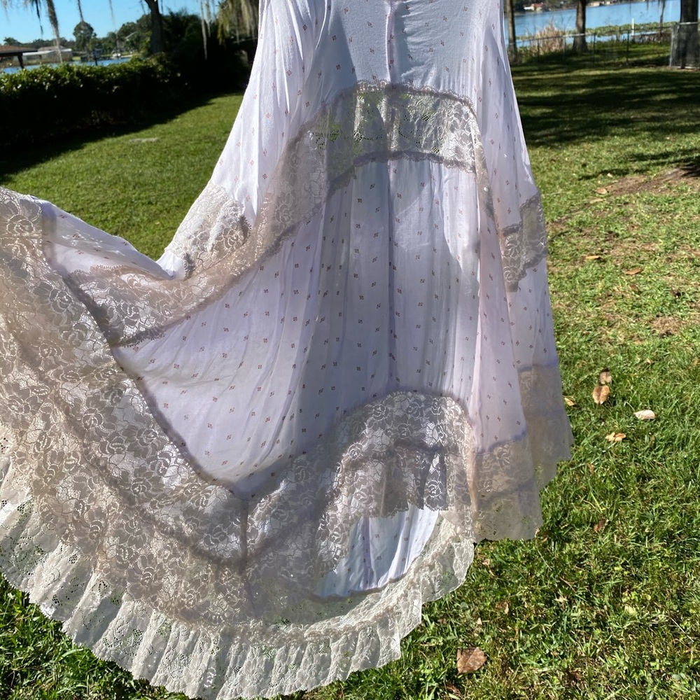 Flow dress white from free people